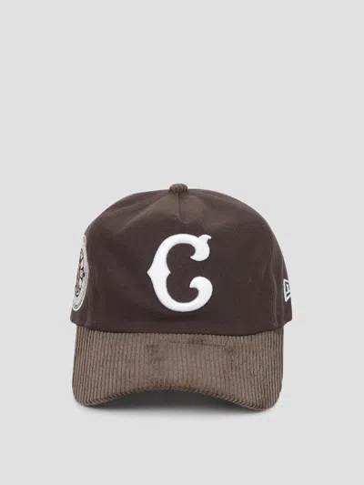 New Era Corduroy Baseball Cap, 100% Cotton In Dark Brown