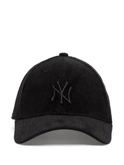 New Era Corduroy Baseball Cap In Black