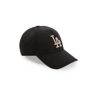 New Era Corduroy Baseball Cap In Black