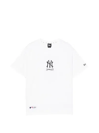 New Era Crew Neck T-shirt In White