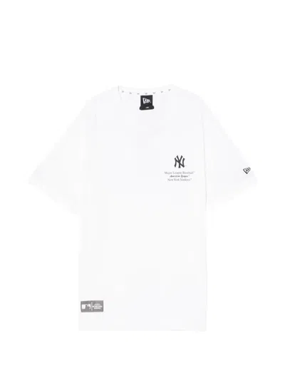 New Era Crew-neck T-shirt In White