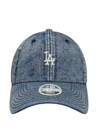 New Era Denim Los Angeles Dodgers Cap In Blue