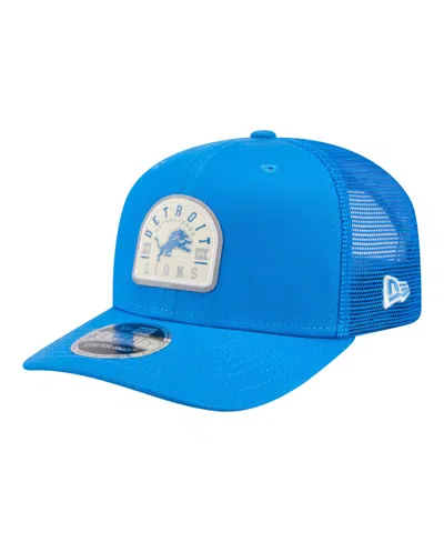 New Era Detroit Lions Contest 9seventy Trucker Adjustable Baseball Cap In Blue