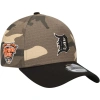 NEW ERA NEW ERA DETROIT TIGERS CAMO CROWN A-FRAME 9FORTY ADJUSTABLE HAT