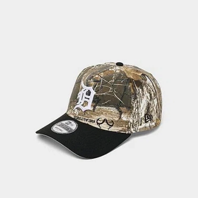 New Era Detroit Tigers Mlb Camo 9forty A-frame Snapback Hat In Multi