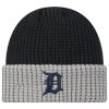 New Era Detroit Tigers  Tigers Waffled Knit Hat In Navy/grey