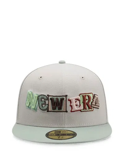 New Era Diy Note 59fifty Logo-embroidered Cap In Multi