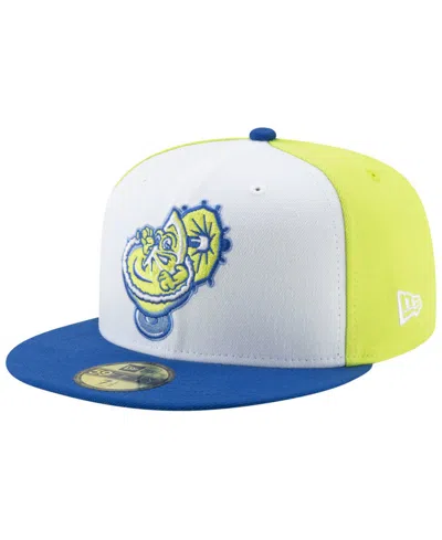 New Era El Paso Chihuahuas Copa De La Diversion 59fifty-fitted Cap In White,lightgreen,blue