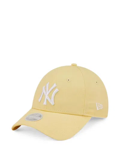 New Era Embroidered Baseball Cap In Yellow