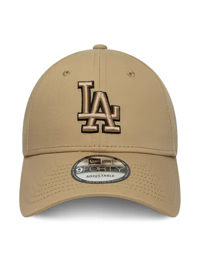 New Era Embroidered Hat In Neutral
