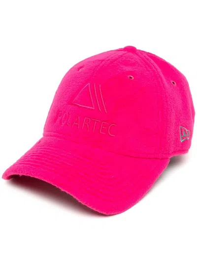 New Era Embroidered-logo Baseball Cap In Pink