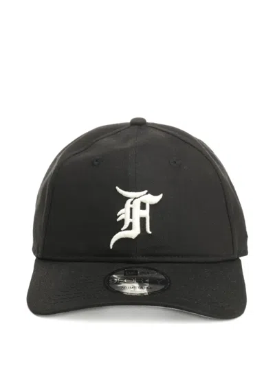 New Era Embroidered-logo Baseball Cap In Black