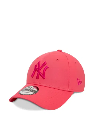 New Era Embroidered-logo Baseball Cap In Pink