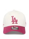 New Era Embroidered Mlb Los Angeles Dodgers Baseball Cap In White
