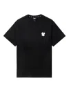 New Era Embroidered Short-sleeve T-shirt In Black