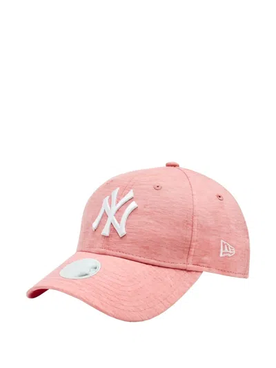 New Era Embroidered-logo Baseball Cap In Pink