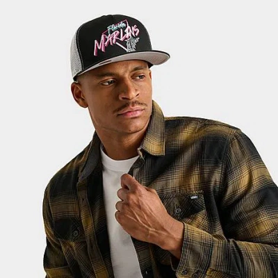 New Era Florida Marlins Mlb 9fifty A-frame Trucker Hat