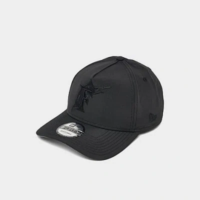 New Era Florida Marlins Mlb 9forty Nylon Snapback Hat In Blue