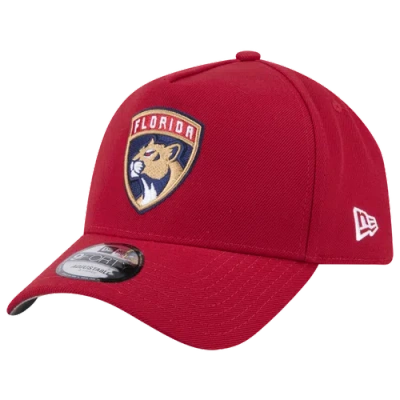 New Era Florida Panthers  Panthers 9forty A-frame Primary Cap In Red