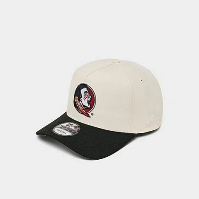 New Era Florida State University Seminoles 9forty Snapback Hat In Neutral