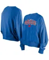 New Era Girl's Royal Buffalo Bills Flip Sequin Sweatshirt In Blue