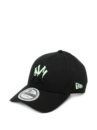 New Era Glow In The Dark 9forty Cap In Black