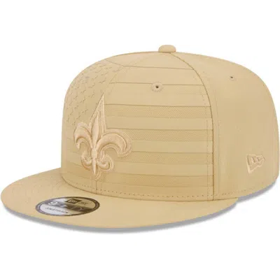 New Era Gold New Orleans Saints Independent 9fifty Snapback Hat In Purple