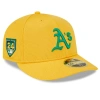 NEW ERA NEW ERA  GOLD OAKLAND ATHLETICS 2024 SPRING TRAINING LOW PROFILE 59FIFTY FITTED HAT