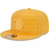 NEW ERA NEW ERA GOLD PITTSBURGH STEELERS INDEPENDENT 9FIFTY SNAPBACK HAT