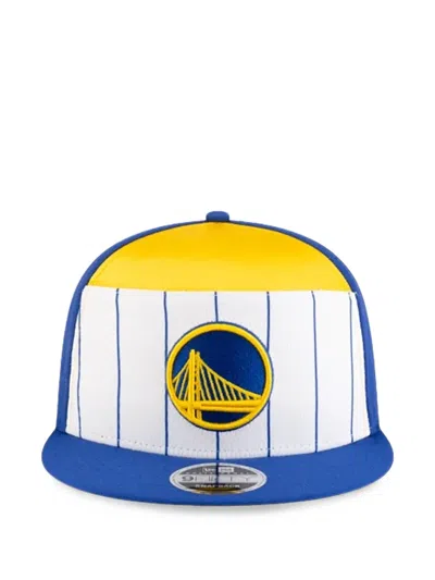New Era Golden State Warriors 2025 Tip-off Split Panel 9fifty Snapback Cap In Blue
