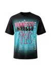 New Era Graffiti-print T-shirt In Black