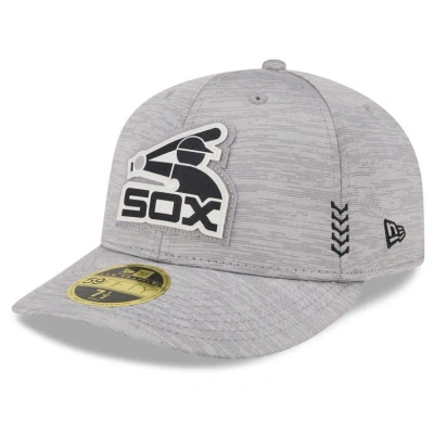 New Era Grey Chicago White Sox 2024 Clubhouse Low Profile 59fifty Fitted Hat