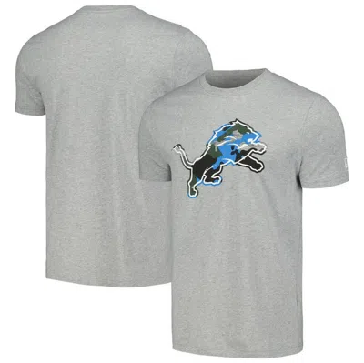 New Era Gray Detroit Lions Camo Logo T-shirt