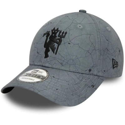 New Era Gray Manchester United City Print 9forty Adjustable Hat