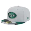 New Era Gray New York Jets Active Camo 59fifty Fitted Hat In Gray