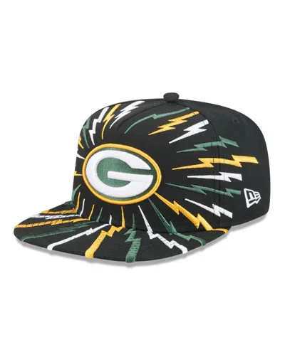 New Era Green Bay Packers Bolt 9fifty Snapback Baseball Cap In Animal Print