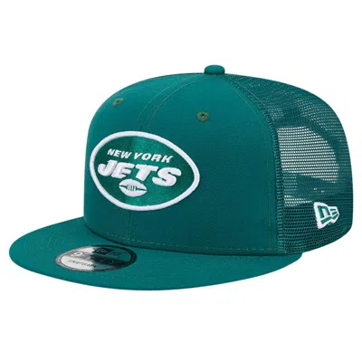 New Era Green New York Jets Main Trucker 9fifty Snapback Hat