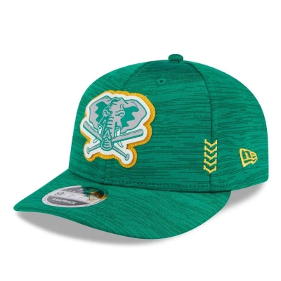 New Era Green Oakland Athletics 2024 Clubhouse Low Profile 59fifty Snapback Hat