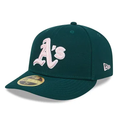New Era Green Oakland Athletics 2024 Mother's Day Low Profile 59fifty Fitted Hat