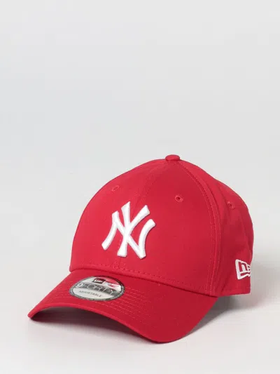 New Era Hat Men  In Red