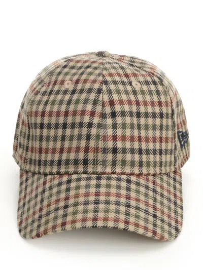 New Era Hat With Scottish Pattern Hats Brown
