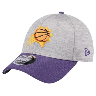 New Era Heather Gray/purple Phoenix Suns Active Digi-tech Two-tone 9forty Adjustable Hat