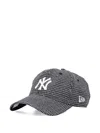 New Era Houndstooth 9twenty Baseball Cap In Black