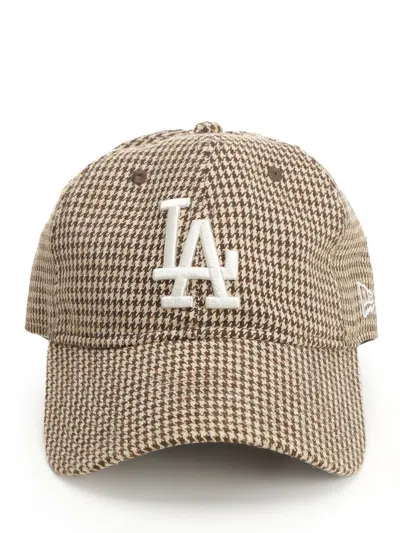 New Era Houndstooth 9twenty Losdod Dau Hats Brown