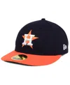 New Era Houston Astros  Astros 59fifty Authentic Cap In Navy,orange