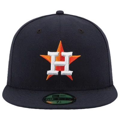 New Era Houston Astros  Astros 59fifty Authentic Cap In Navy/red