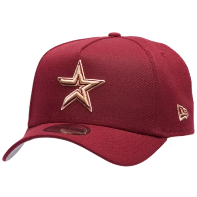 New Era Houston Astros  Astros 940 A Frame Cap In Red