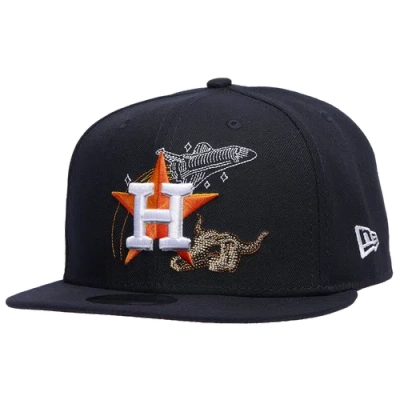 New Era Houston Astros  Astros 950 State Stitch Cap In Navy