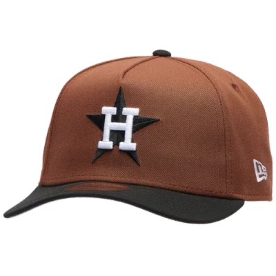 New Era Houston Astros  Astros 9forty A-frame Cap In Brown