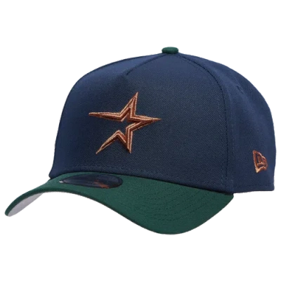 New Era Houston Astros  Astros 9forty A-frame Cap In Green/navy/bronze
